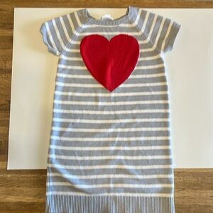 Girls Crazy 8 Heart Knit Dress